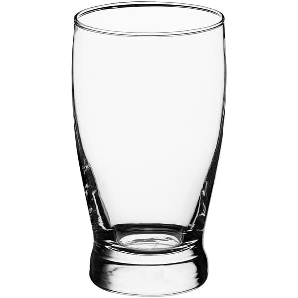 An Acopa Barbary beer tasting glass with a clear rim.
