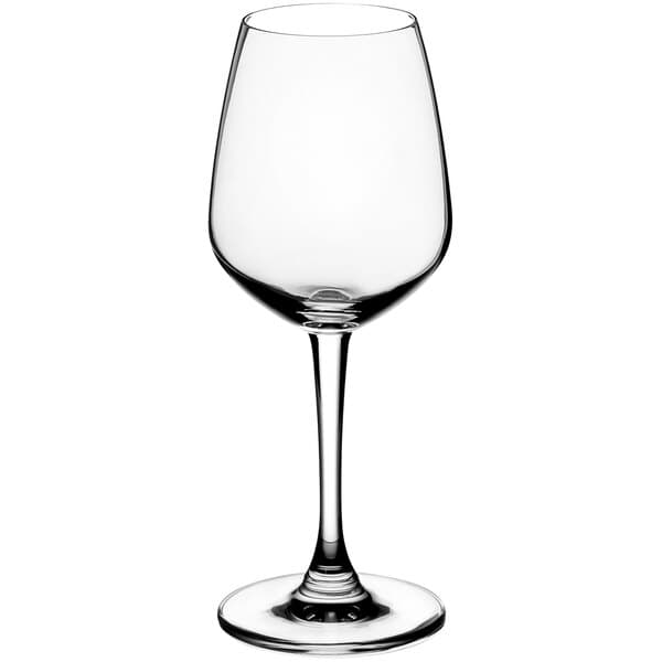 An Acopa Radiance wine glass with a stem.