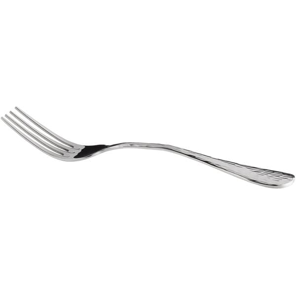 An Acopa Industry stainless steel salad/dessert fork with a silver handle on a white background.
