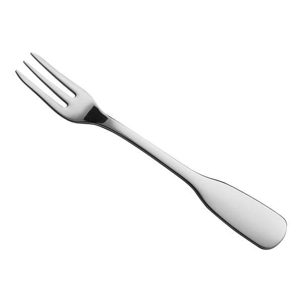 An Acopa Triumph stainless steel fork with a silver handle.