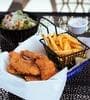 This is the best, easily and nice way to show your french fries! Look how cool is that... Very recommended to the comunity!