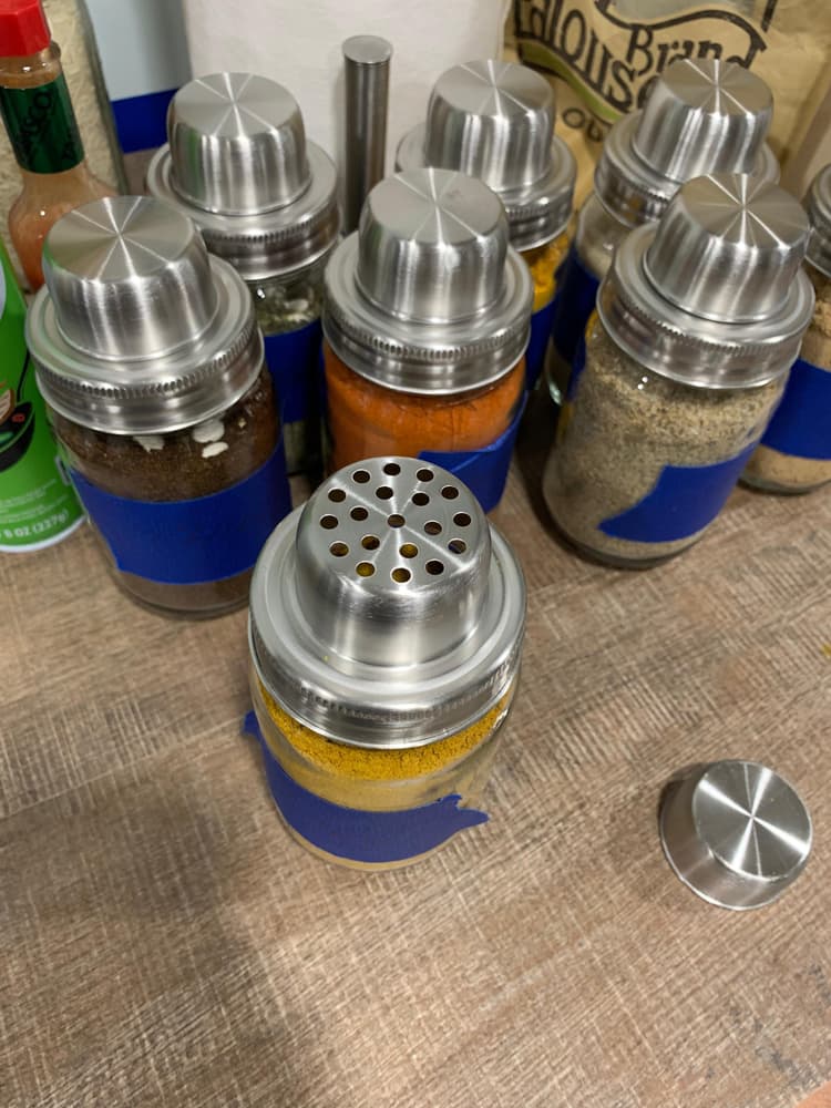 Amazing and the perfect size for spices! The holes give the perfect amount without breaking my wrist shaking for days. And they are so cute in the country kitchen!