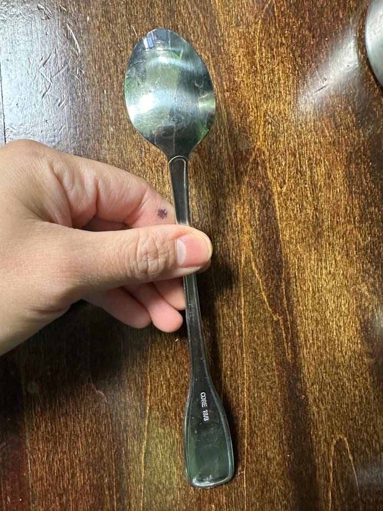 great spoon for any purpose. we use it for taking scallion for our customers!, reat value for heavy weight spoon