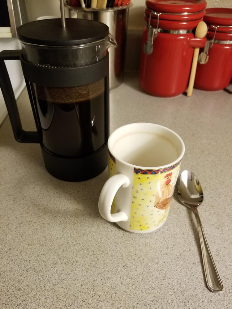 Ready for morning coffee