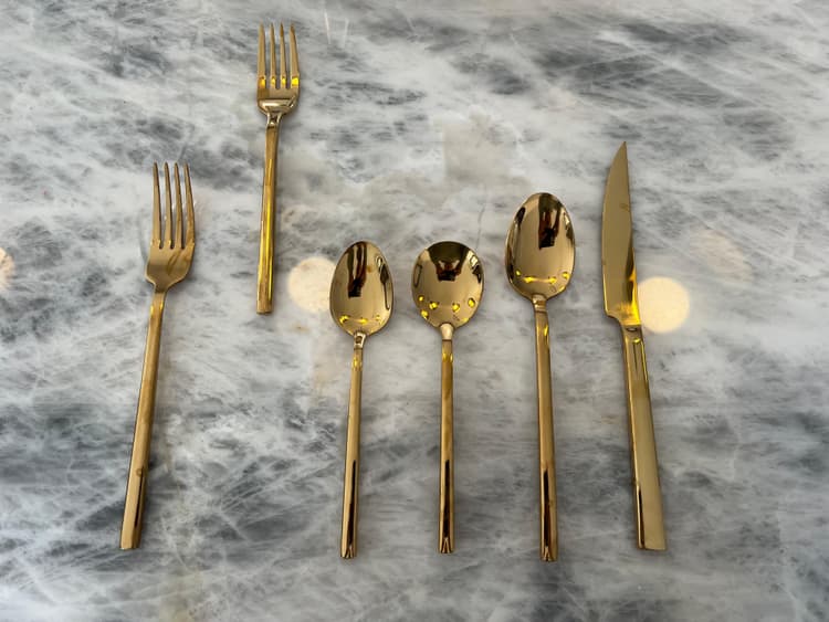 Gold Salad Fork
