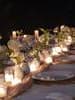 Bulb vases and candles