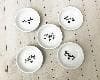 These little porcelain dishes make the best trinket dishes. I personalize them with my customer's names and they love them! Just the right size and the quality and price are great.