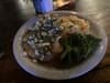 Grilled skate fish