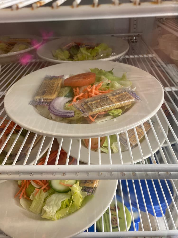 Used as side salad bowl