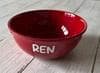 I personalized kid's name as a gift. It has cute red color.