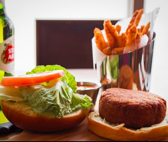 Crab burger