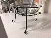 Black Beverage Dispenser Metal Stand