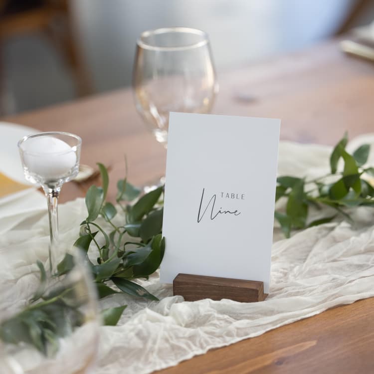 Water goblet at wedding