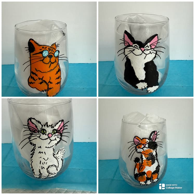 Hand Painted Glasses