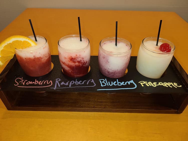 Pina Colada Flights!  Nice product!