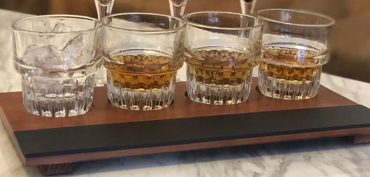 Using here with our whiskey flight.