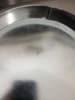 Discoloration from adhesive