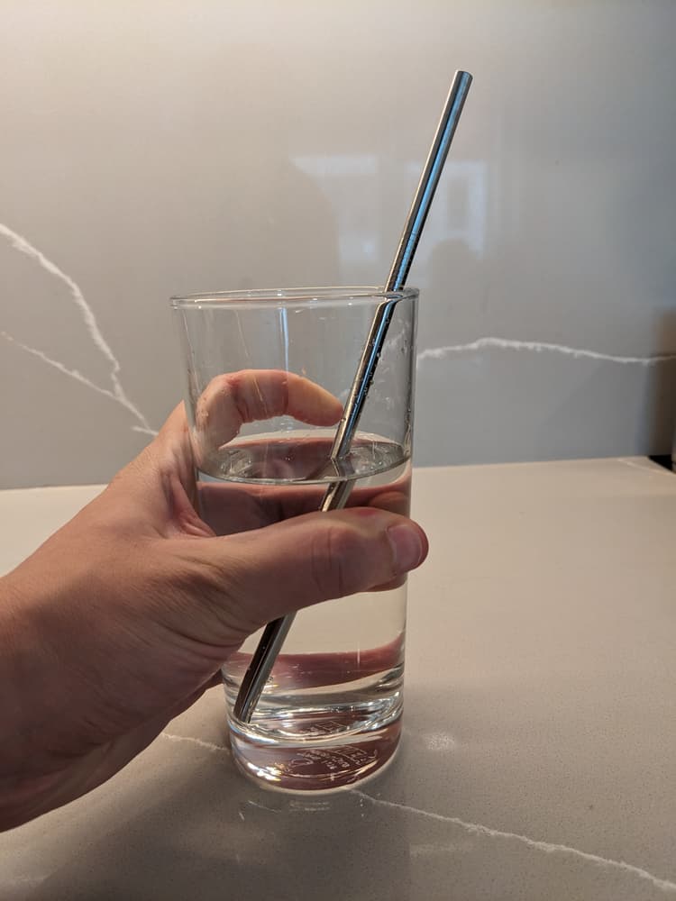 Looks way more classy than plastic straws.