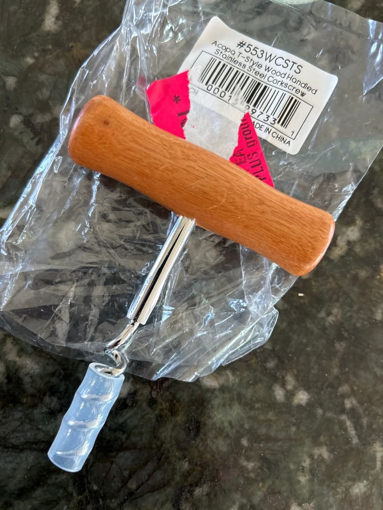 Stainless corkscrew