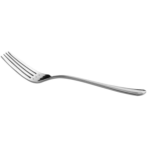 An Acopa Landsdale stainless steel salad/dessert fork with a silver handle.