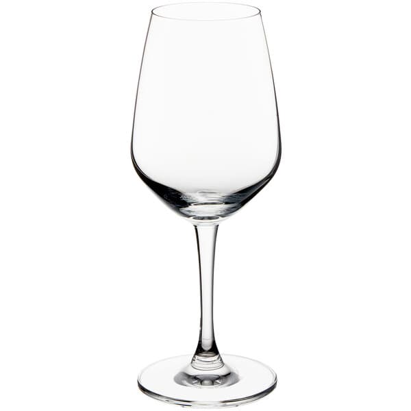 An Acopa Radiance wine glass on a white background.