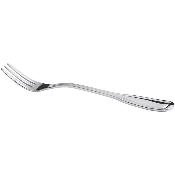 An Acopa Saxton stainless steel fork with a silver handle on a white background.