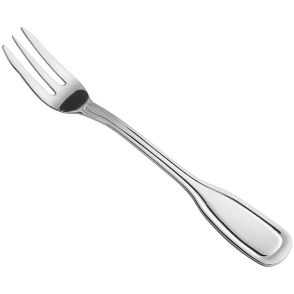 An Acopa Scottdale stainless steel fork with a silver handle.