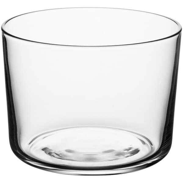 An Acopa Spanish style rocks glass with a white background.