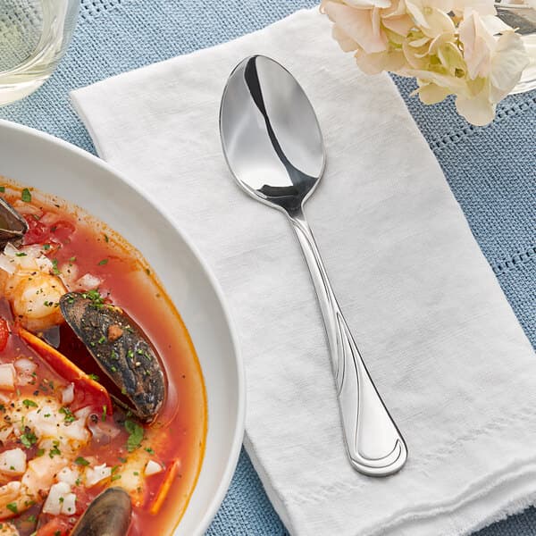 close up of food with a spoon