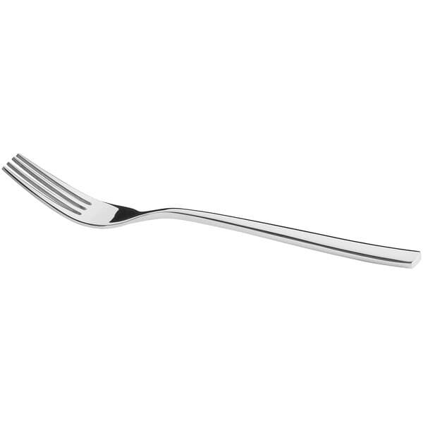 An Acopa stainless steel dinner fork with a silver handle.